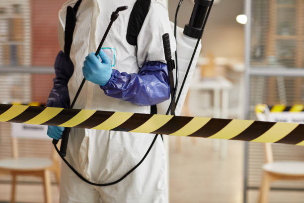 Professional Blood Cleanup technician working in Flora, IL